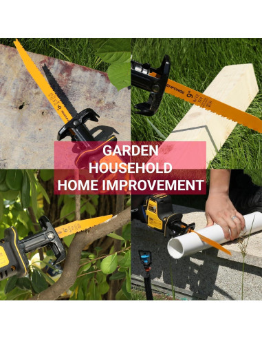 Cuchillas de Sierra Recíproca Cenforge 25PC 22.86cm 14-18 TPI