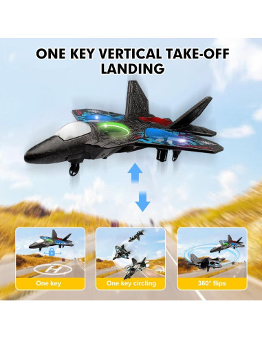 Dron RC RoofWorld L0712 2.4GHz 6 ejes fácil de volar