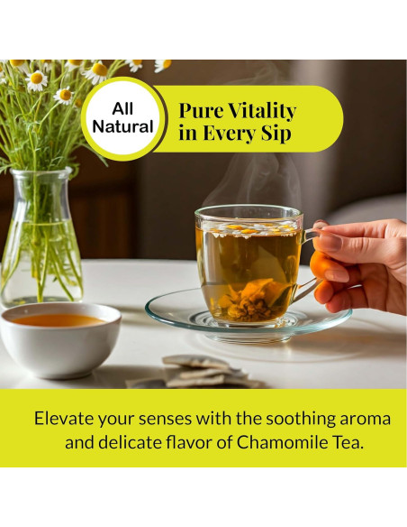 225 Bolsitas de Té de Manzanilla Akshit 100% Flores Secas 141g