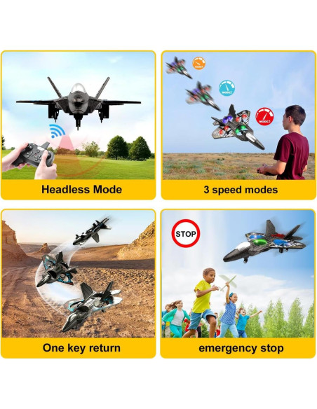 Dron RC RoofWorld L0712 2.4GHz 6 ejes fácil de volar