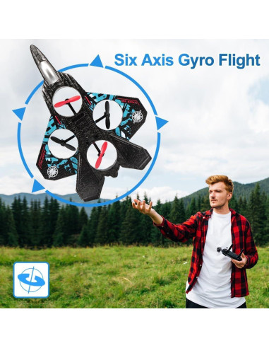 Dron RC RoofWorld L0712 2.4GHz 6 ejes fácil de volar