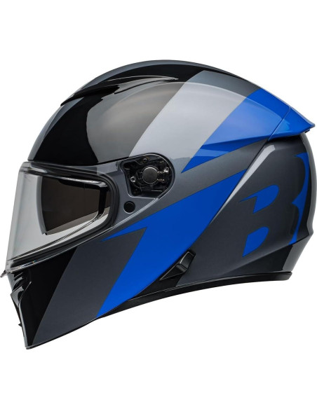 Casco Bell Lithium MIPS Grande Aerodinámico Gris/Azul