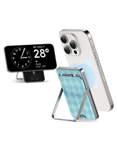 Banco de Energía Magnético Kuulaa 5000mAh Azul, Carga Rápida 20W