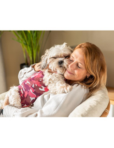 Traje de Recuperación para Perros Suitical 3XS Camuflaje Rosa 2