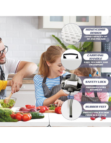 Mesa Plegable Camp Field 1.2m Blanca para Picnic y Camping