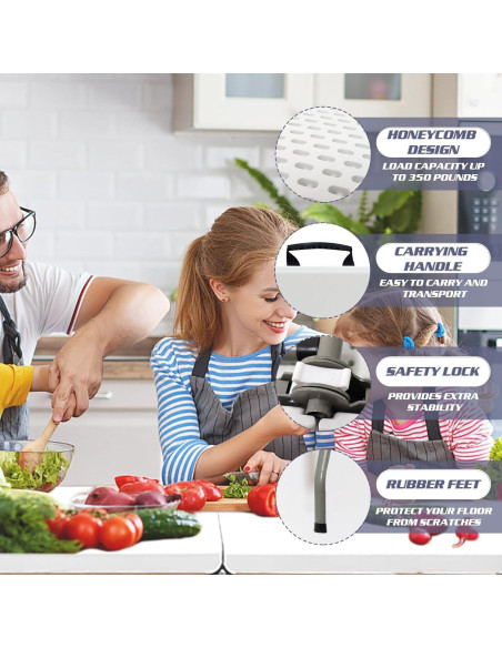 Mesa Plegable Camp Field 1.2m Blanca para Picnic y Camping