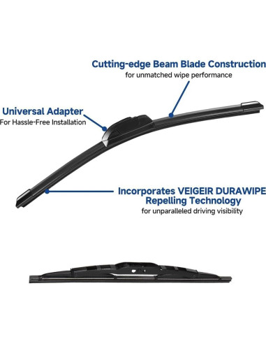Paquete 3 Limpiaparabrisas VEIGEIR para Honda CRV 1997-2001