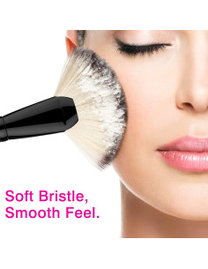 Brocha de Maquillaje Abanico Luxspire FDSX - Suave y Densa 2