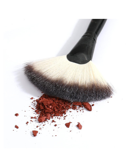 Brocha de Maquillaje Abanico Luxspire FDSX - Suave y Densa