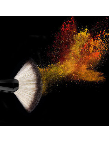 Brocha de Maquillaje Abanico Luxspire FDSX - Suave y Densa