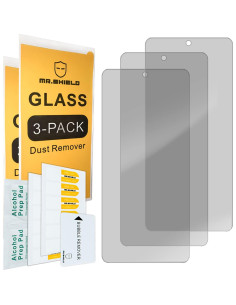 Protector de Pantalla Privado Mr.Shield para Google Pixel 6a 5G - 3 PCS Vidrio Templado Antiespía 2