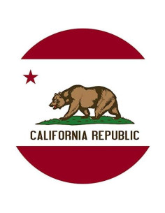 Abrebotellas de Silicona Andreas - Bandera de California - 15.88 cm