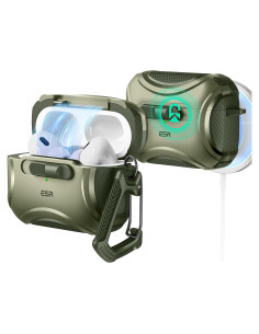 Estuche Protector ESR para AirPods Pro 2 Gen Verde Ejército
