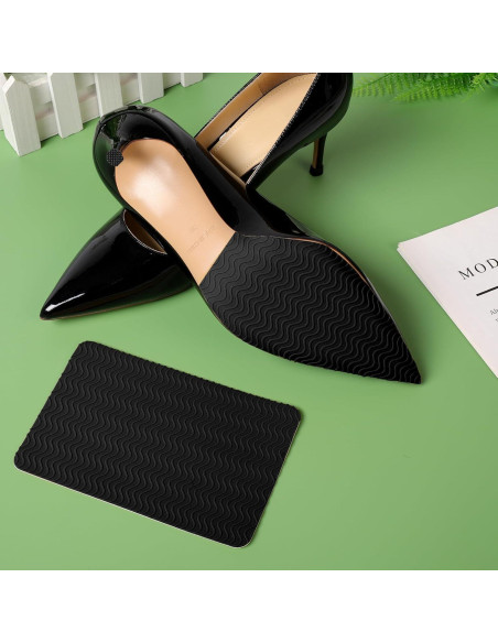 Protector de Suela Antideslizante Ashoesert - 2 Pares Negro