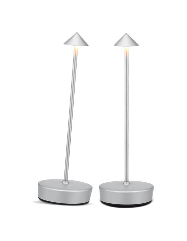 Lámpara de Mesa Inalámbrica XMINKDZA 2 Paquetes USB-A 7000mAh