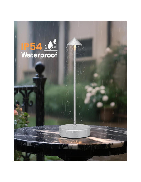 Lámpara de Mesa Inalámbrica XMINKDZA 2 Paquetes USB-A 7000mAh