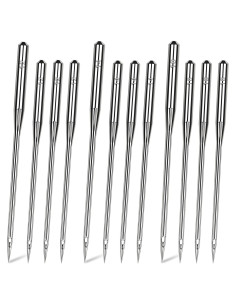 50 Agujas de Máquina de Coser Universales HLARTNET - 80/12, 90/14, 100/16