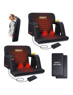 Asiento de Estadio Calentado MZQLN 21" Plegable 10000mAh