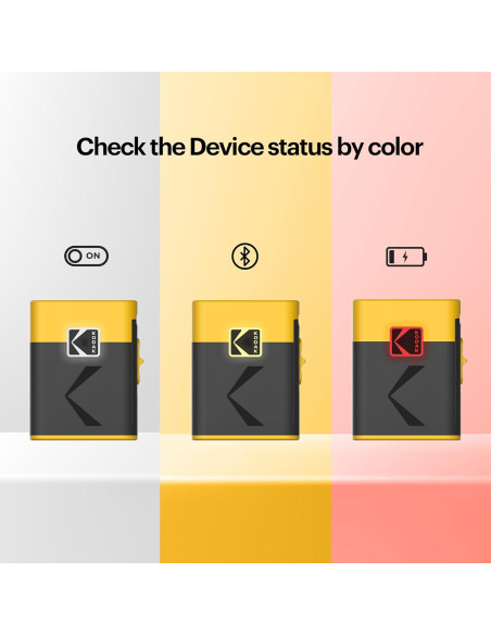 Etiquetadora KODAK ERA Bluetooth con 1 Rollo Adhesivo Blanca