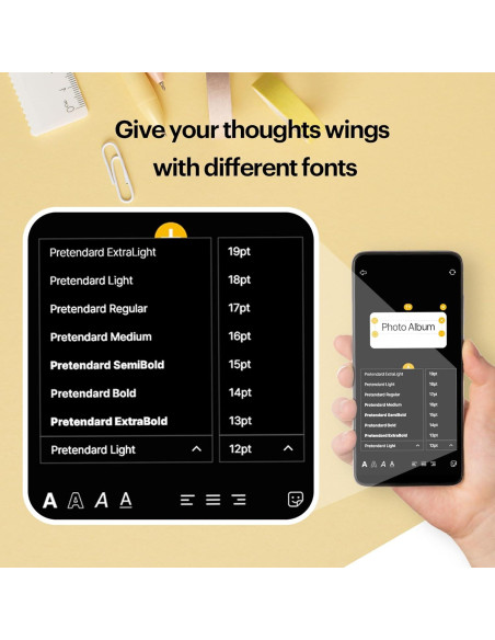 Etiquetadora KODAK ERA Bluetooth con 1 Rollo Adhesivo Blanca