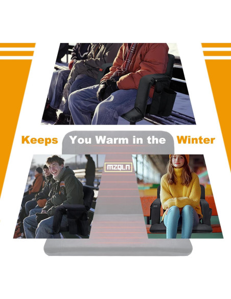 Asiento de Estadio Calentado MZQLN 21" Plegable 10000mAh