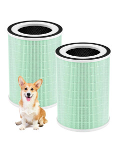 Paquete de 2 Filtros HEPA WILERDA KILO para Mascotas 360