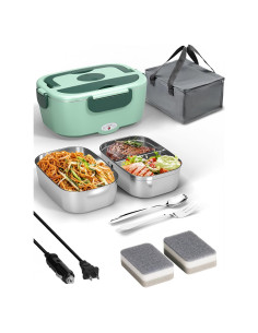 Caja de Almuerzo Eléctrica Sitlais 1.5L Acero Inoxidable 80W