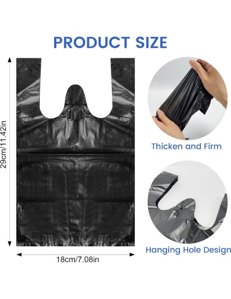 Bolsas de Desecho Personal JoseHana 400 Unidades 18x29 cm