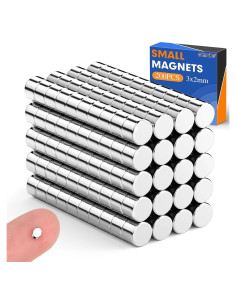 Imanes de Neodimio Grtard 200 Piezas 3x2mm para Manualidades