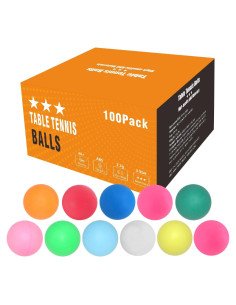 Pelotas de Ping Pong Meizhouer 3 Estrellas 40mm Paquete de 20