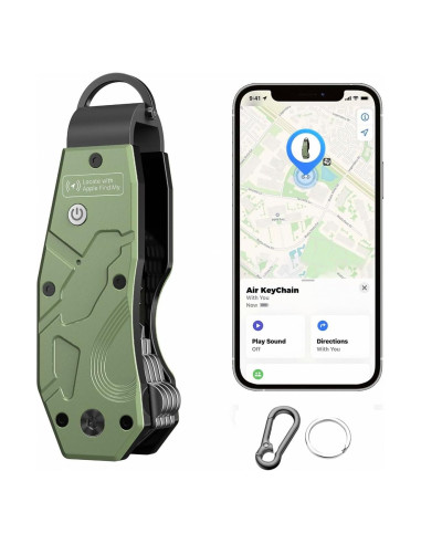 Llave de Aire Organizador de Llaves con Apple Find My - Verde