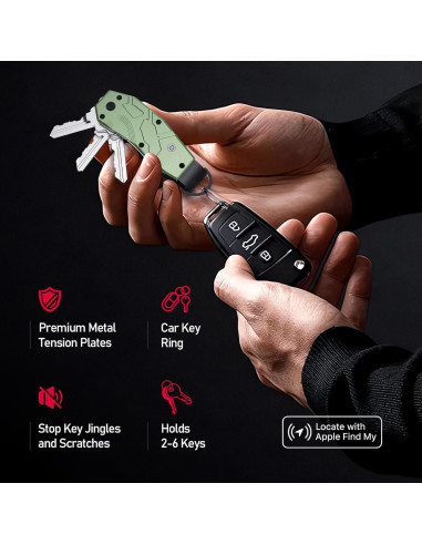 Llave de Aire Organizador de Llaves con Apple Find My - Verde