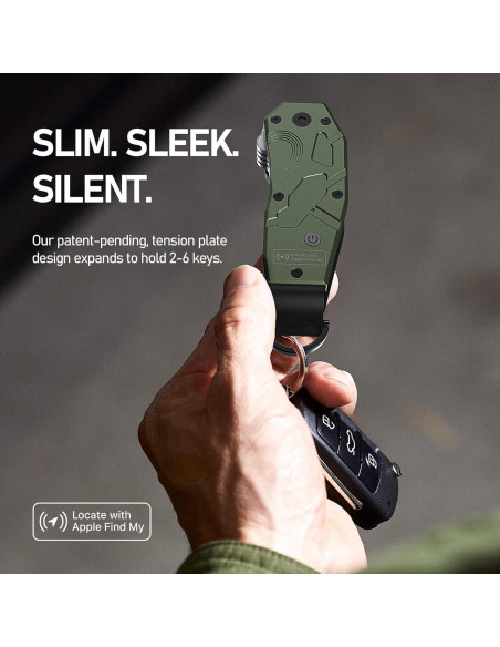 Llave de Aire Organizador de Llaves con Apple Find My - Verde