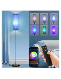 Lámpara de Pie FRIDEKO HOME LED RGB 800LM Regulable 3 Colores