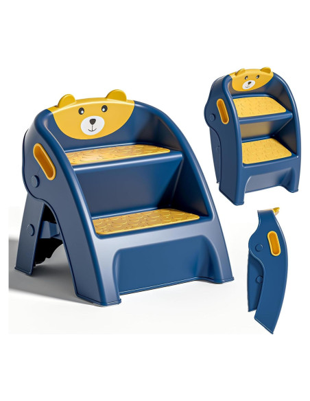 Escalera Plegable para Niños TPN CF123 Antideslizante 2 Pasos