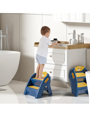 Escalera Plegable para Niños TPN CF123 Antideslizante 2 Pasos