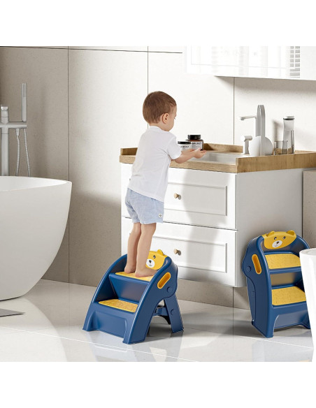 Escalera Plegable para Niños TPN CF123 Antideslizante 2 Pasos