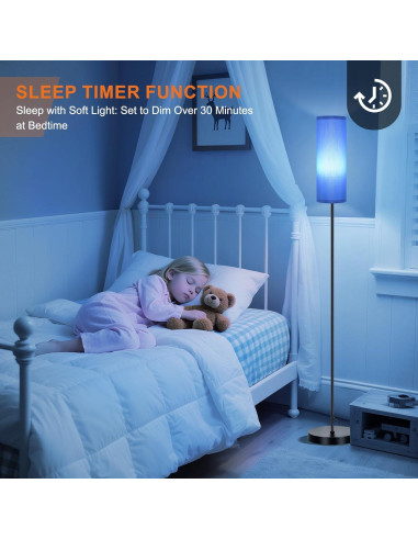 Lámpara de Pie FRIDEKO HOME LED RGB 800LM Regulable 3 Colores