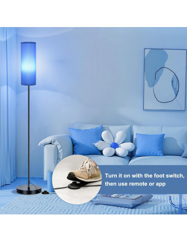 Lámpara de Pie FRIDEKO HOME LED RGB 800LM Regulable 3 Colores