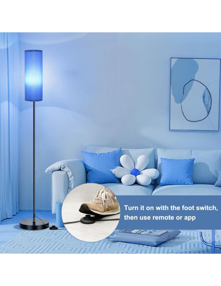 Lámpara de Pie FRIDEKO HOME LED RGB 800LM Regulable 3 Colores