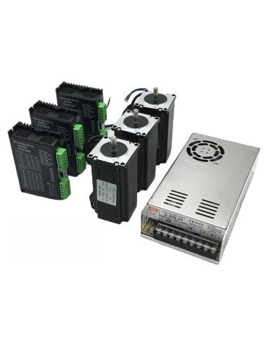 Kit Controlador CNC 3 Ejes TOSEASTARS Motor Nema23 3Nm