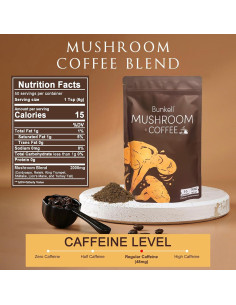 Café de Champiñones Bunkell 300g - Energía y Digestión 2