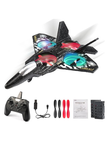 Dron RC RoofWorld Jet Fighter Acrobático 0.84 kg Gris