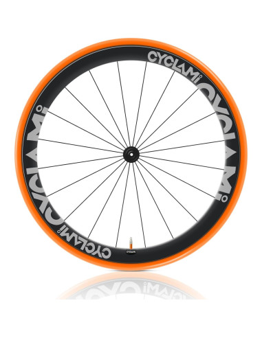 Paquete de 2 Tubos Internos TPU 700C CYCLAMI 30g Válvula Presta 65mm