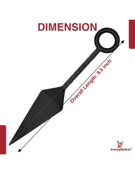 Kunai Decorativo 24.1 cm Réplicas de Armory con Mango Nylon