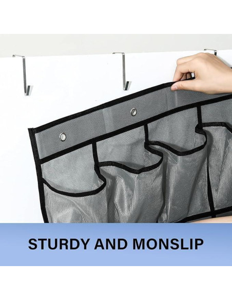 Organizador de zapatos colgante Teikou 24 bolsillos negro