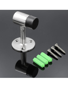 10 Soportes de Puerta Acero Inoxidable Masendelk 75mm 2