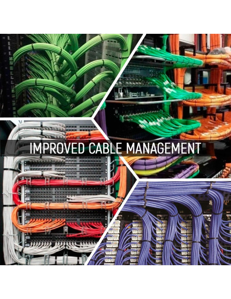 Bridas Blancas ALBO 6" Nylon 1000 Piezas 40 lb Resistentes UV