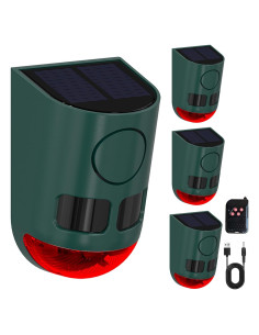 Alarma Solar de Movimiento QXMH 110dB para Exteriores
