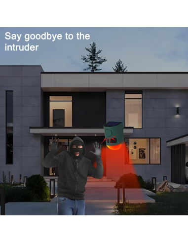 Alarma Solar de Movimiento QXMH 110dB para Exteriores